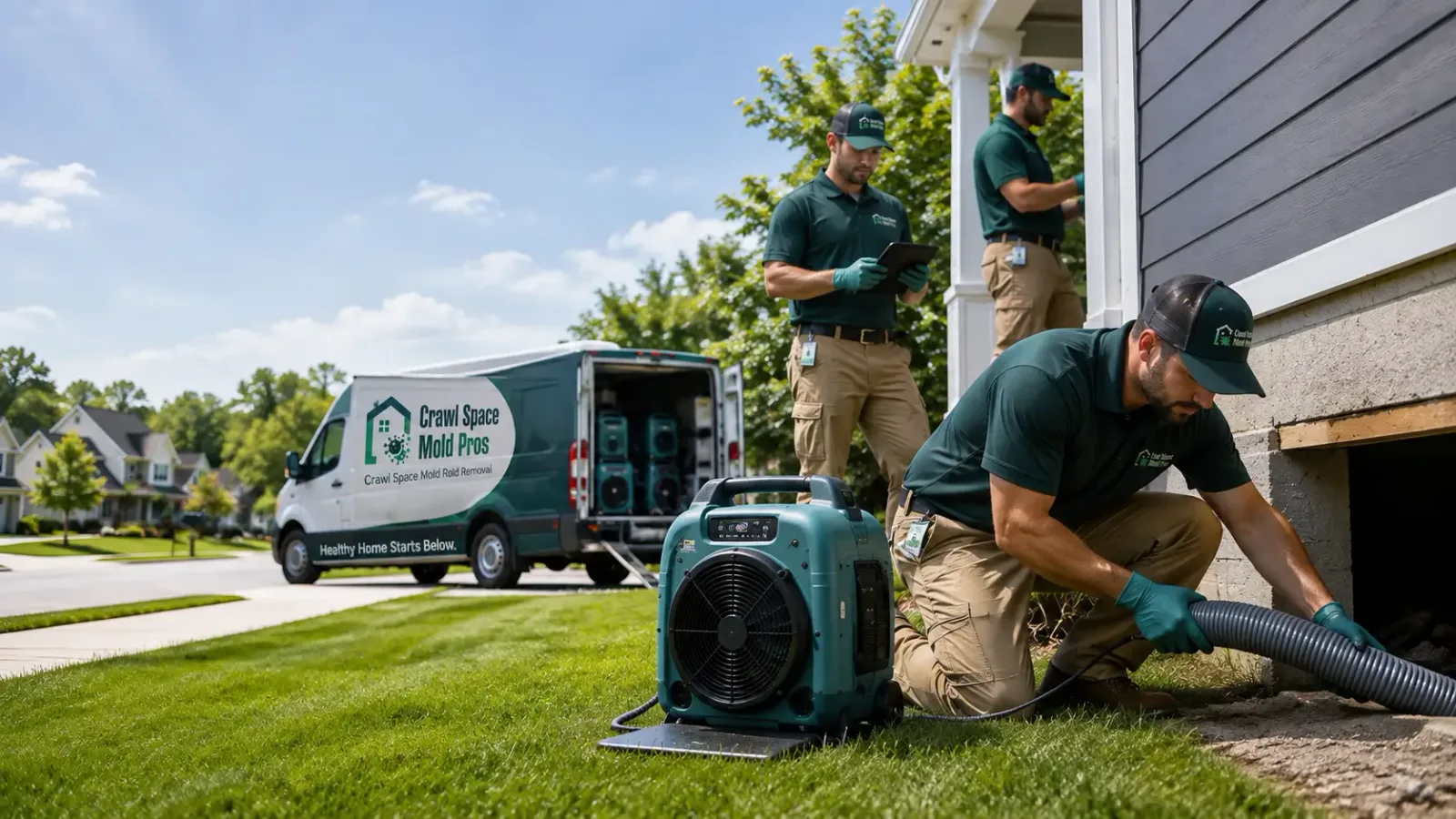 Crawl Space Mold Removal in New Berlin, IL
